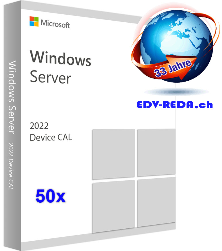 Windows Server 2022 RDS 50 Device Cal ESD