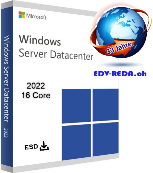 Windows Server 2022 DataCenter 16 Core ESD