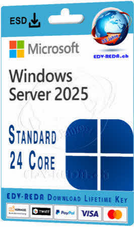Windows Server 2025 Standard 24 Core ESD